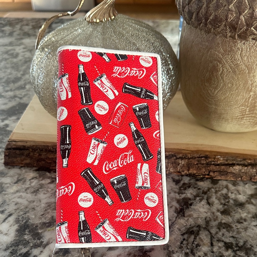 Coca Cola Red and Black Bottle Pattern Phone Cover